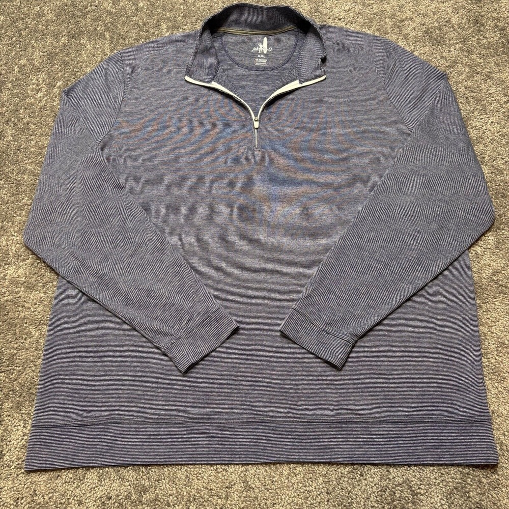 johnnie-O Blue Zip Up Sweater